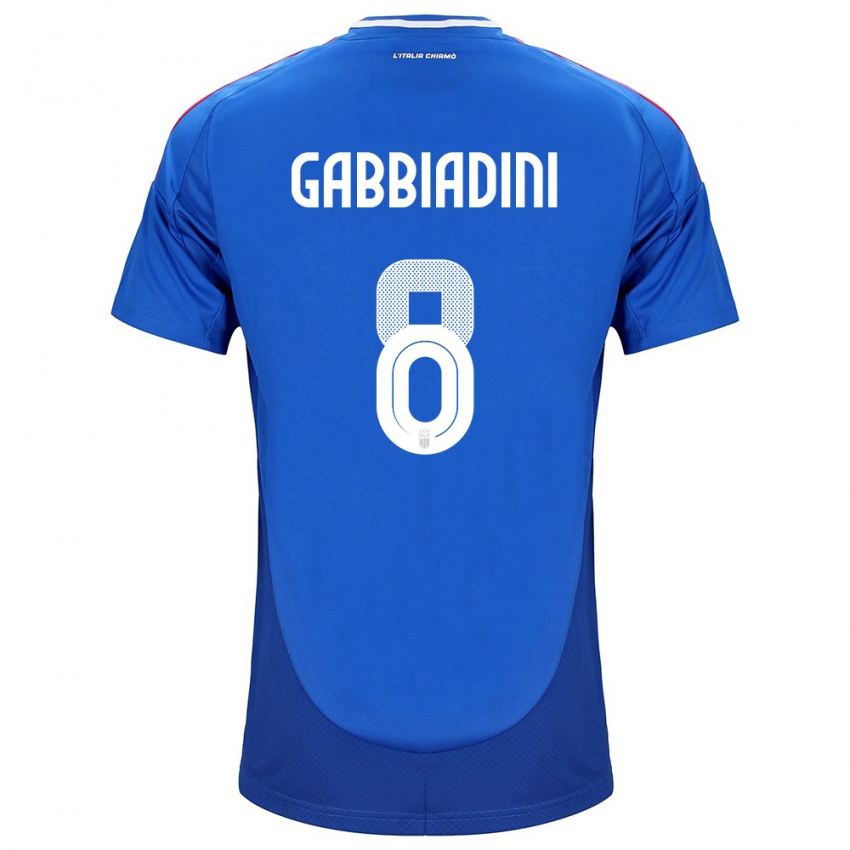 Herren Italien Melania Gabbiadini #8 Blau Heimtrikot Trikot 24-26 T-Shirt Österreich