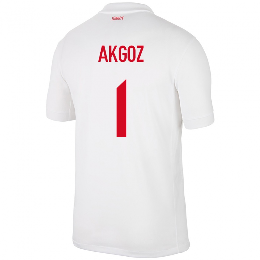 Herren Türkei Selda Akgöz #1 Weiß Heimtrikot Trikot 24-26 T-Shirt Österreich