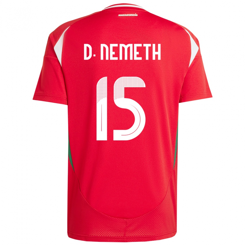 Herren Ungarn Diana Németh #15 Rot Heimtrikot Trikot 24-26 T-Shirt Österreich