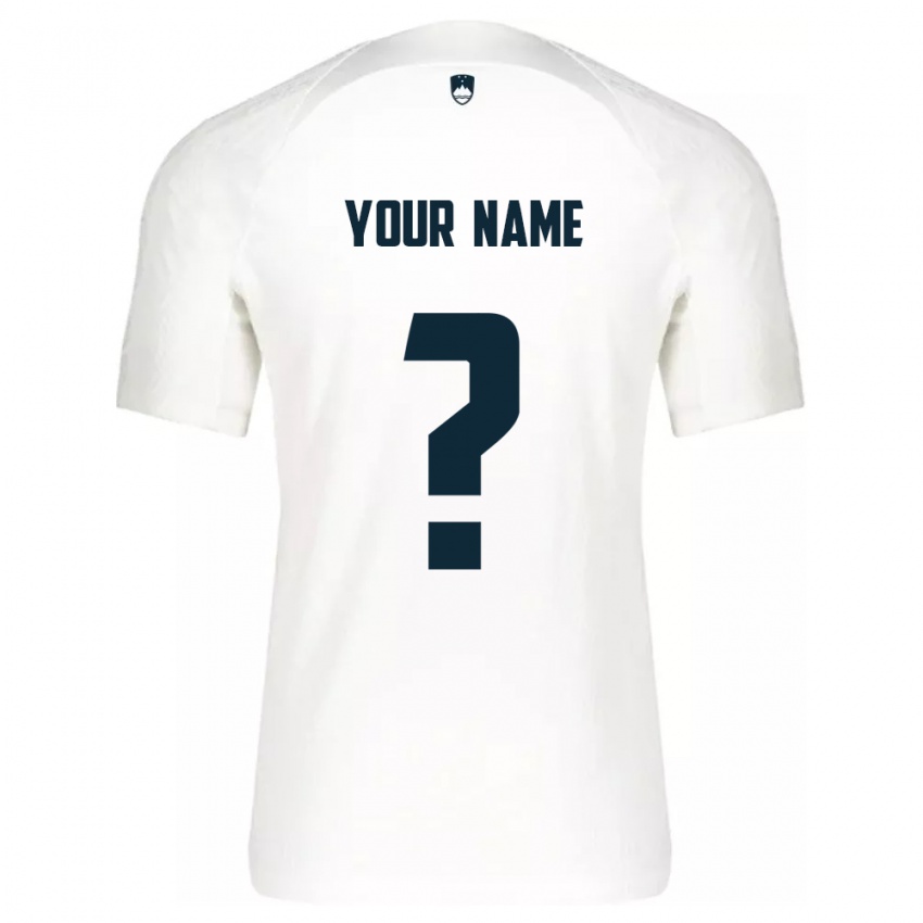 Herren Slowenien Ihren Namen #0 Weiß Heimtrikot Trikot 24-26 T-Shirt Österreich