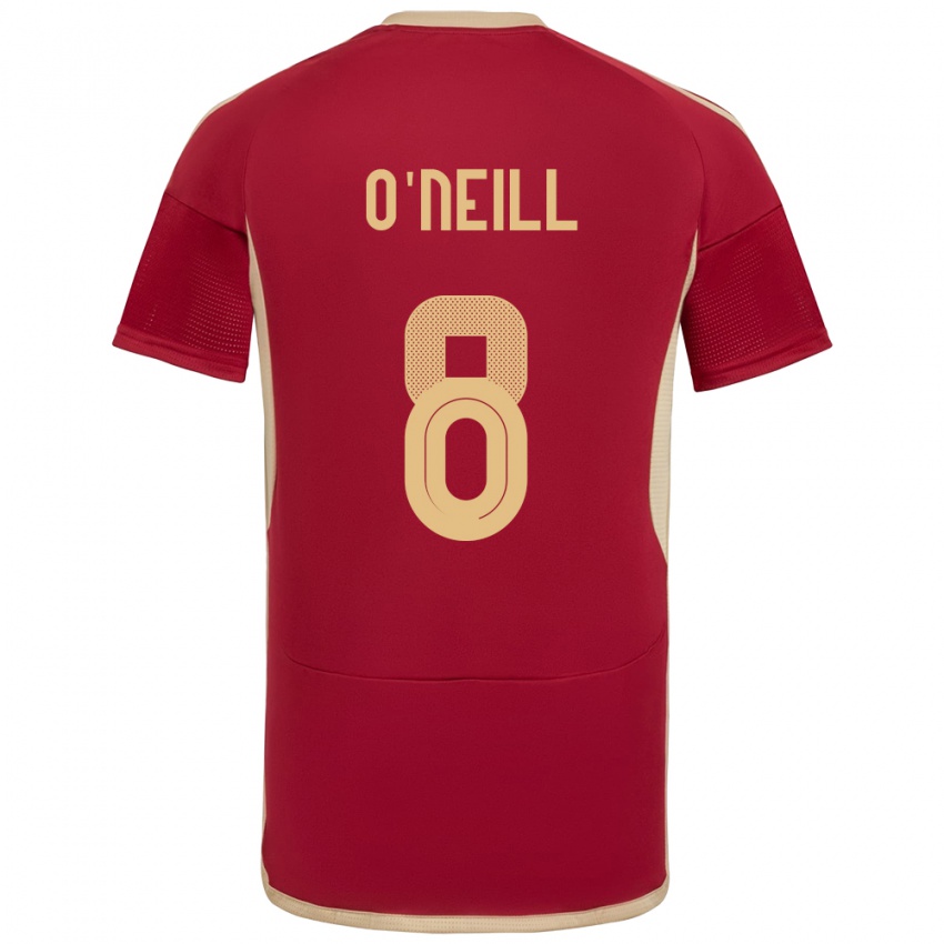 Herren Venezuela Sonia O'neill #8 Burgund Heimtrikot Trikot 24-26 T-Shirt Österreich