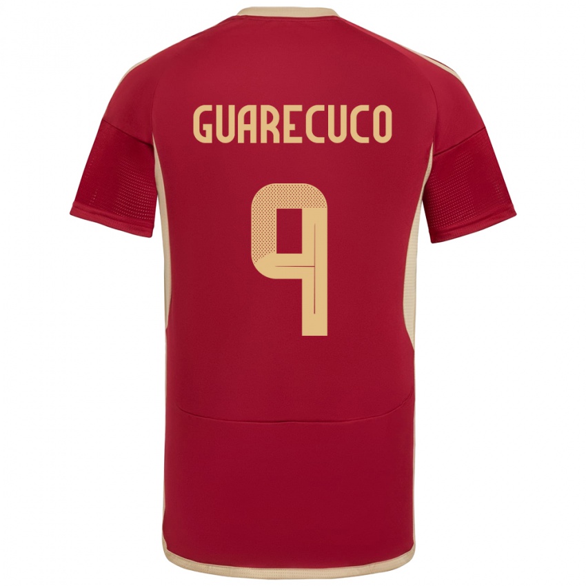 Herren Venezuela Joemar Guarecuco #9 Burgund Heimtrikot Trikot 24-26 T-Shirt Österreich