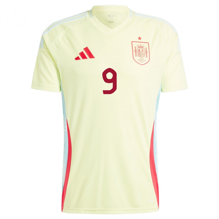 Herren Spanien Esther Gonzalez #9 Gelb Auswärtstrikot Trikot 24-26 T-Shirt Österreich