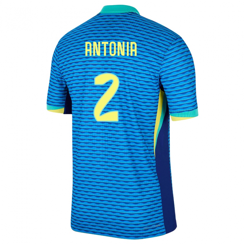 Herren Brasilien Antonia #2 Blau Auswärtstrikot Trikot 24-26 T-Shirt Österreich