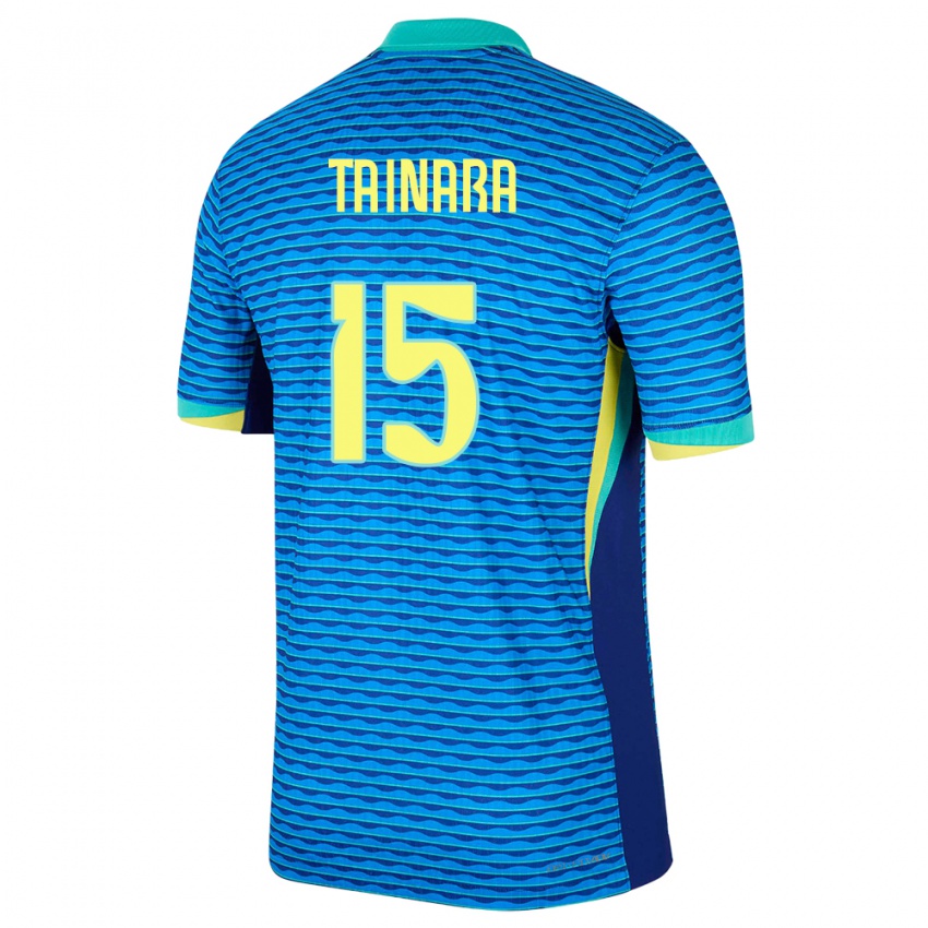 Herren Brasilien Tainara #15 Blau Auswärtstrikot Trikot 24-26 T-Shirt Österreich