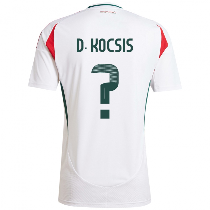 Herren Ungarn Dominik Kocsis #0 Weiß Auswärtstrikot Trikot 24-26 T-Shirt Österreich