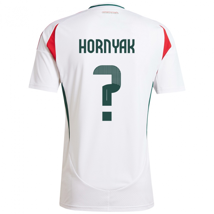 Herren Ungarn Csaba Hornyák #0 Weiß Auswärtstrikot Trikot 24-26 T-Shirt Österreich