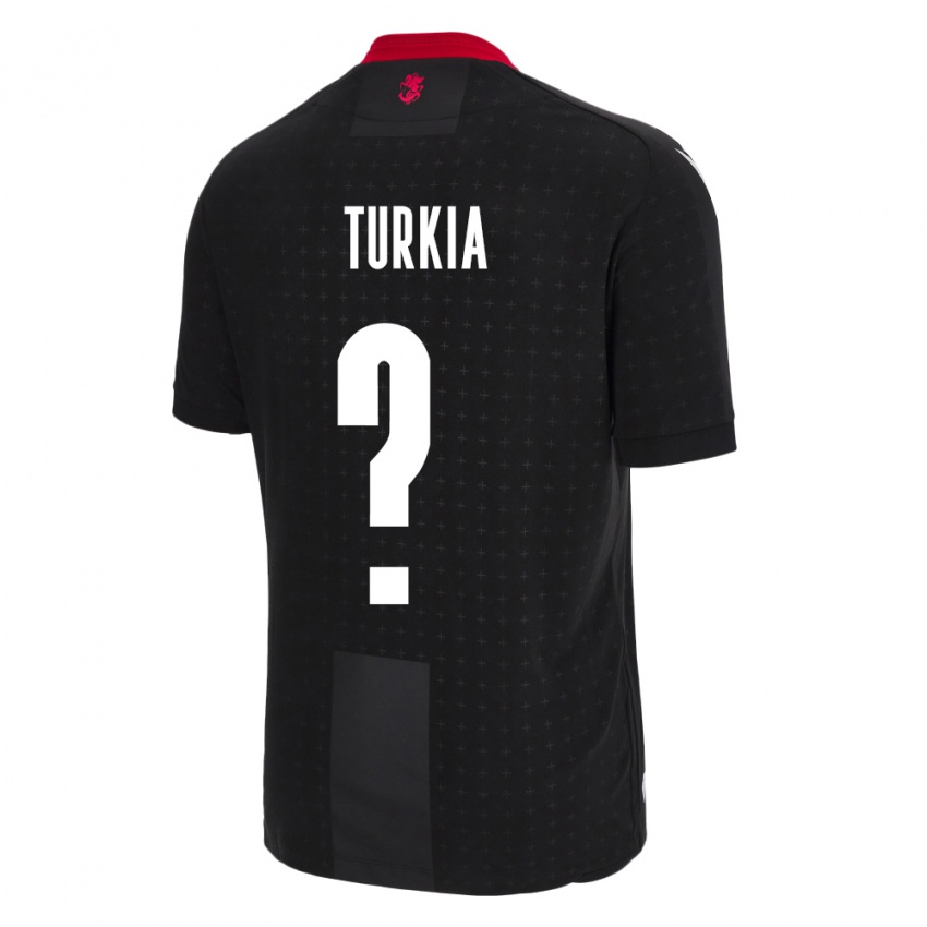 Herren Georgien Aleksandre Turkia #0 Schwarz Auswärtstrikot Trikot 24-26 T-Shirt Österreich