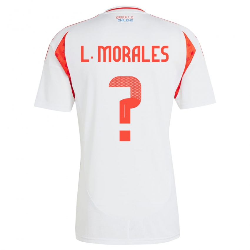 Herren Chile Lauryn Morales #0 Weiß Auswärtstrikot Trikot 24-26 T-Shirt Österreich