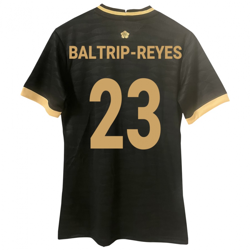 Herren Panama Carina Baltrip-Reyes #23 Schwarz Auswärtstrikot Trikot 24-26 T-Shirt Österreich