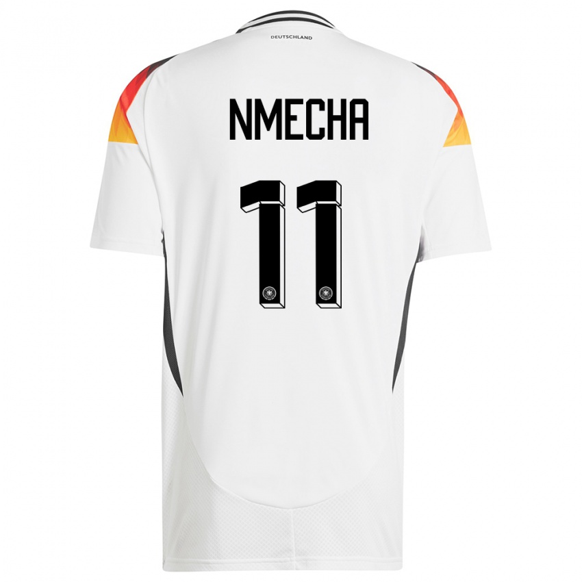 Damen Deutschland Lukas Nmecha #11 Weiß Heimtrikot Trikot 24-26 T-Shirt Österreich