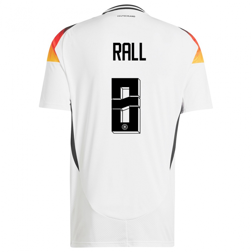 Damen Deutschland Maximiliane Rall #8 Weiß Heimtrikot Trikot 24-26 T-Shirt Österreich