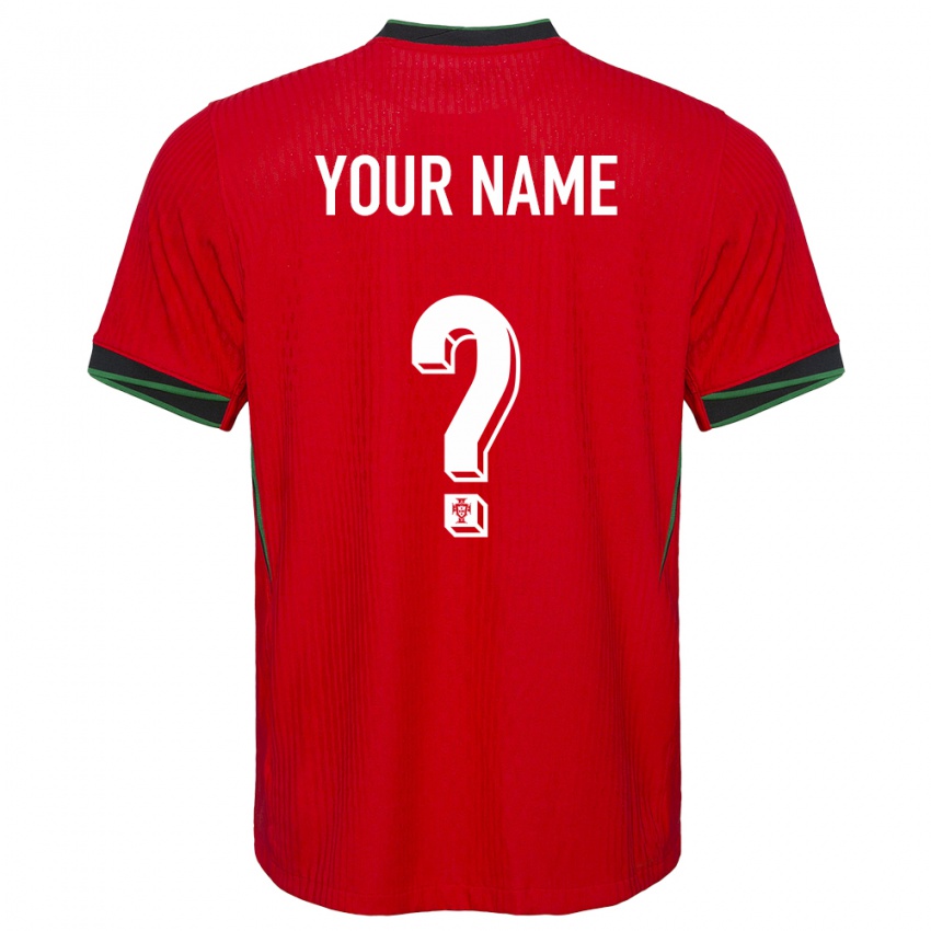 Damen Portugal Ihren Namen #0 Rot Heimtrikot Trikot 24-26 T-Shirt Österreich