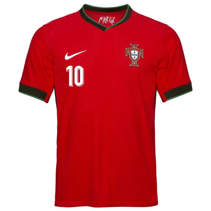 Damen Portugal Jessica Silva #10 Rot Heimtrikot Trikot 24-26 T-Shirt Österreich