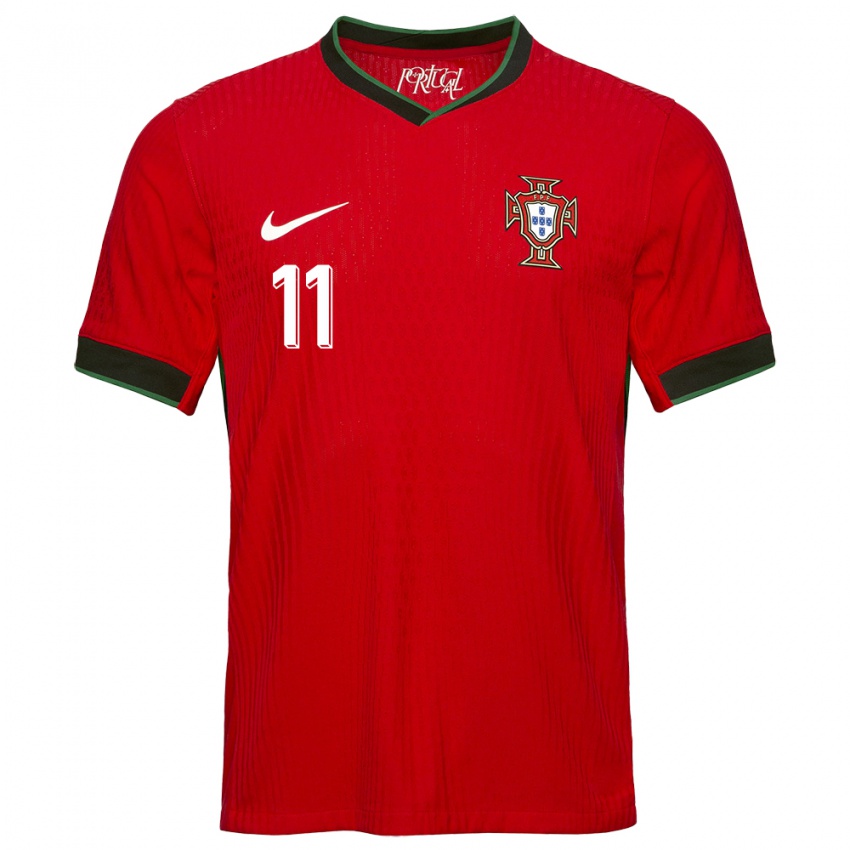 Damen Portugal Joao Felix #11 Rot Heimtrikot Trikot 24-26 T-Shirt Österreich