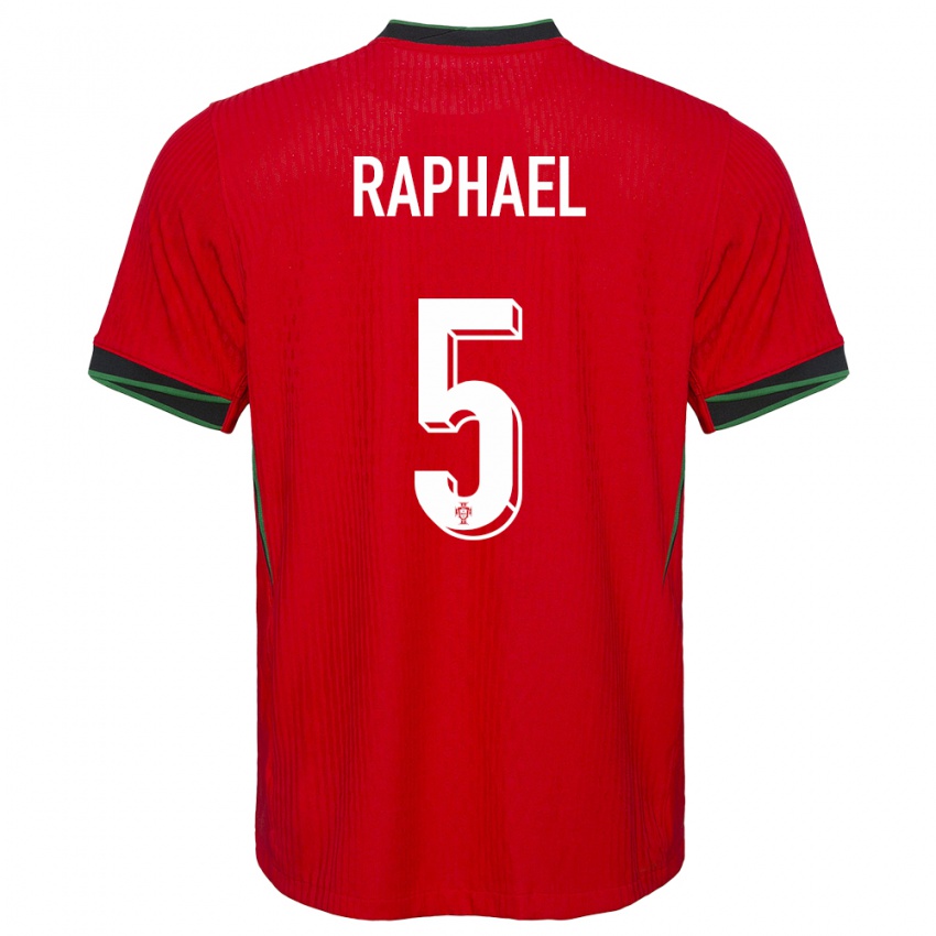 Damen Portugal Raphael Guerreiro #5 Rot Heimtrikot Trikot 24-26 T-Shirt Österreich