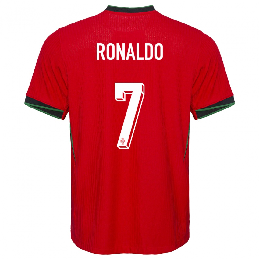 Damen Portugal Cristiano Ronaldo #7 Rot Heimtrikot Trikot 24-26 T-Shirt Österreich