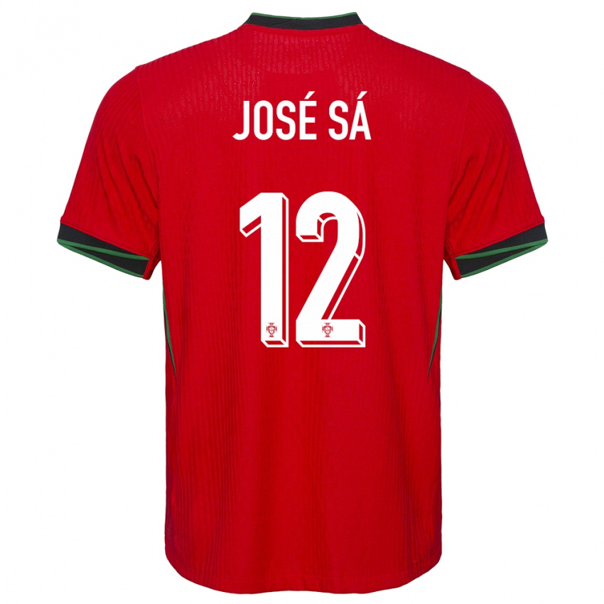 Damen Portugal Jose Sa #12 Rot Heimtrikot Trikot 24-26 T-Shirt Österreich