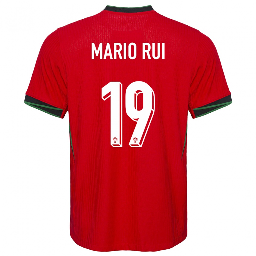 Damen Portugal Mario Rui #19 Rot Heimtrikot Trikot 24-26 T-Shirt Österreich