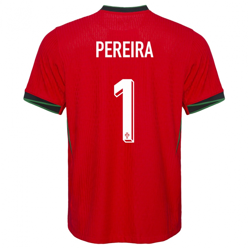 Damen Portugal Ines Pereira #1 Rot Heimtrikot Trikot 24-26 T-Shirt Österreich