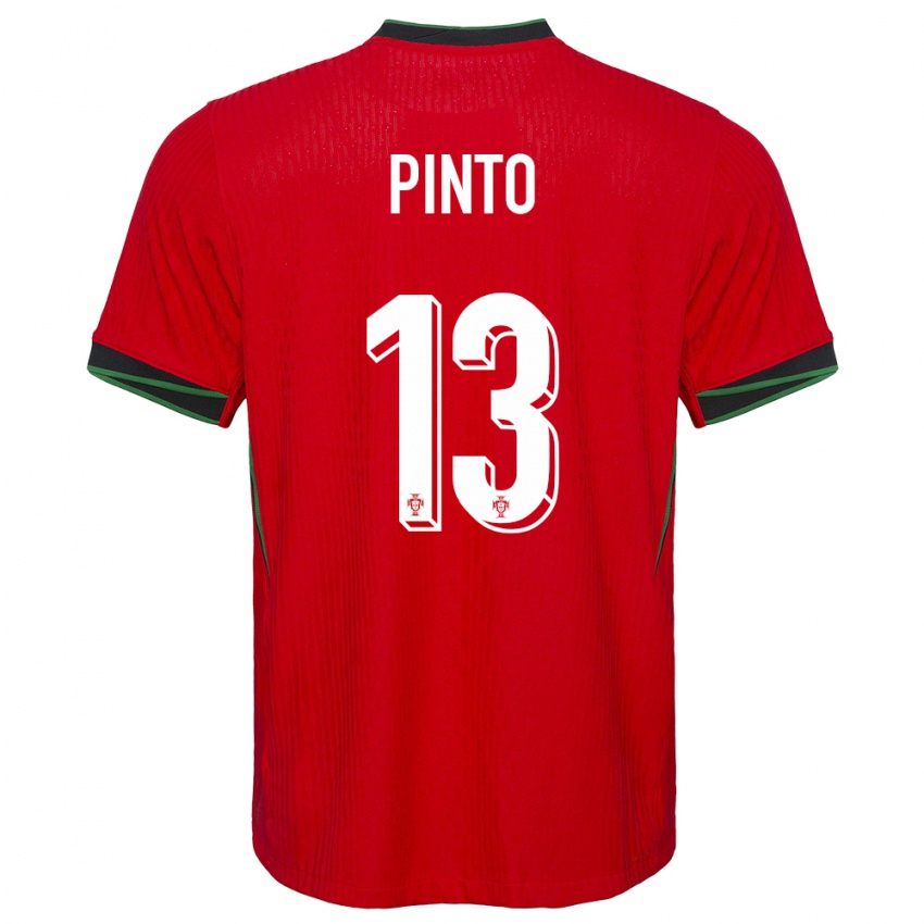 Damen Portugal Fatima Pinto #13 Rot Heimtrikot Trikot 24-26 T-Shirt Österreich