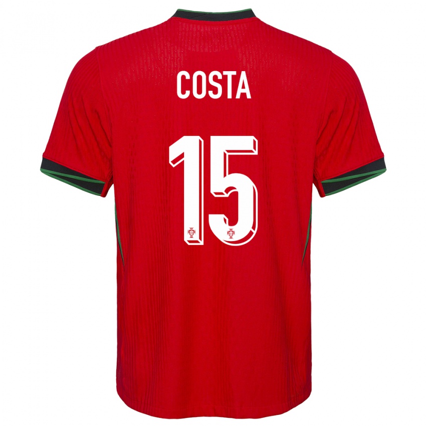 Damen Portugal Carole Costa #15 Rot Heimtrikot Trikot 24-26 T-Shirt Österreich