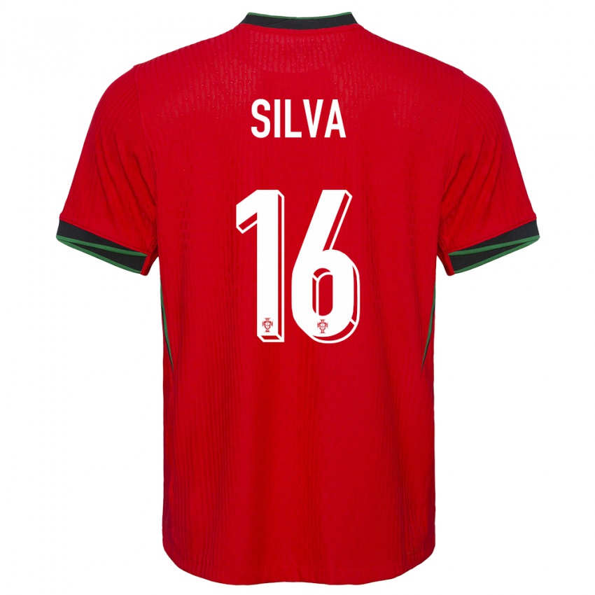 Damen Portugal Diana Silva #16 Rot Heimtrikot Trikot 24-26 T-Shirt Österreich