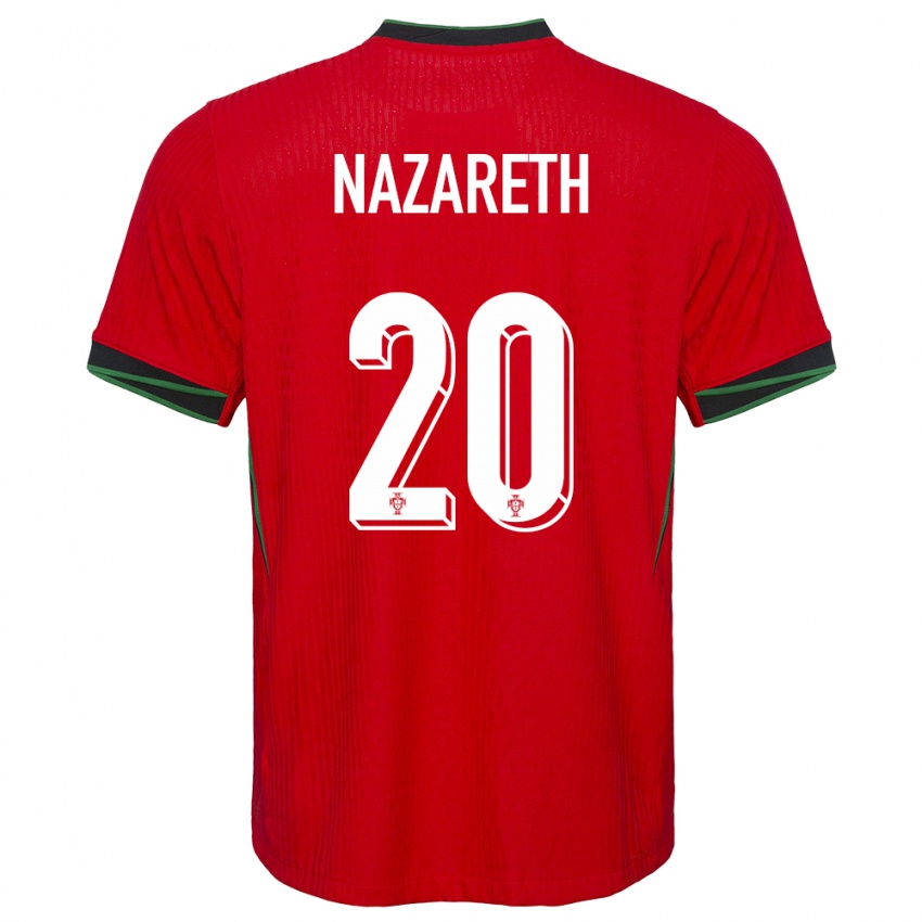 Damen Portugal Kika Nazareth #20 Rot Heimtrikot Trikot 24-26 T-Shirt Österreich