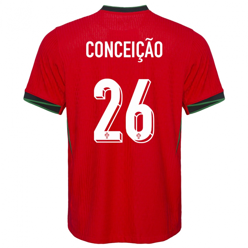 Damen Portugal Francisco Conceicao #26 Rot Heimtrikot Trikot 24-26 T-Shirt Österreich