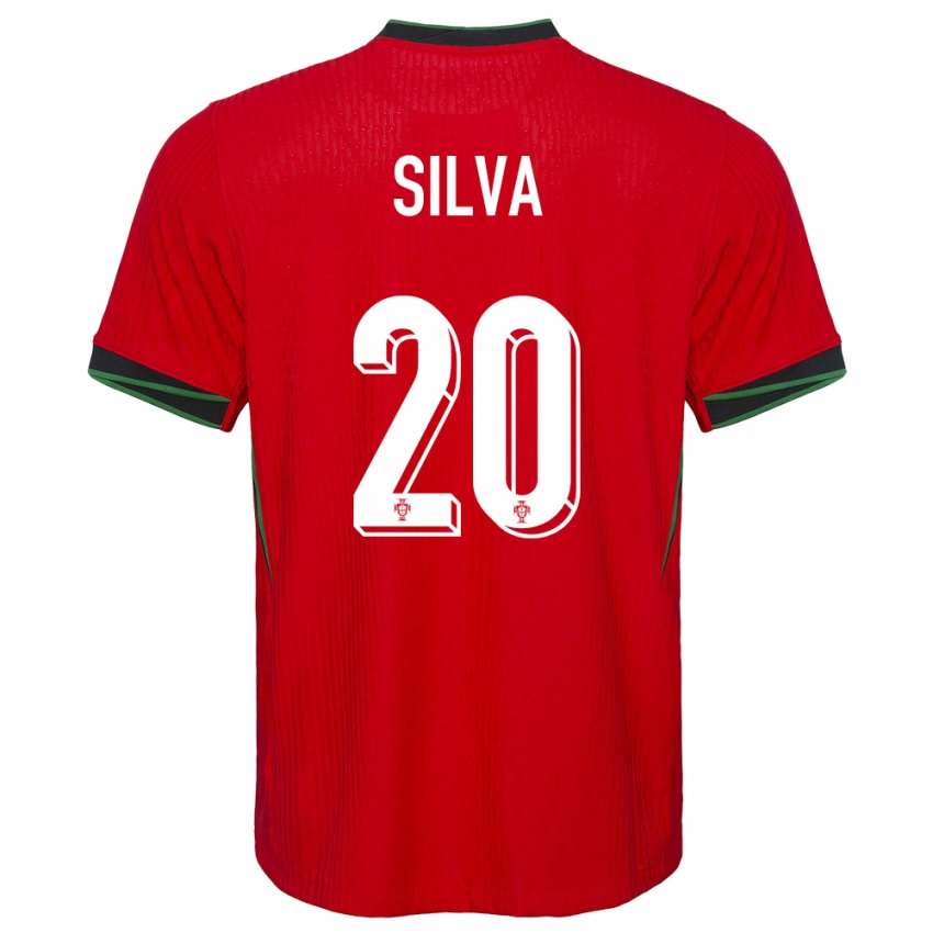 Damen Portugal Fabio Silva #20 Rot Heimtrikot Trikot 24-26 T-Shirt Österreich