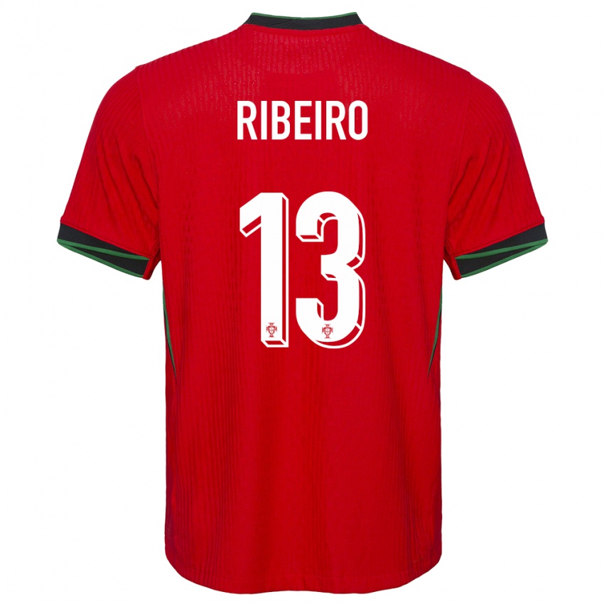 Damen Portugal Antonio Ribeiro #13 Rot Heimtrikot Trikot 24-26 T-Shirt Österreich