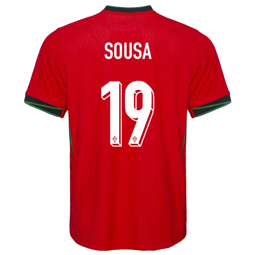 Damen Portugal Goncalo Sousa #19 Rot Heimtrikot Trikot 24-26 T-Shirt Österreich