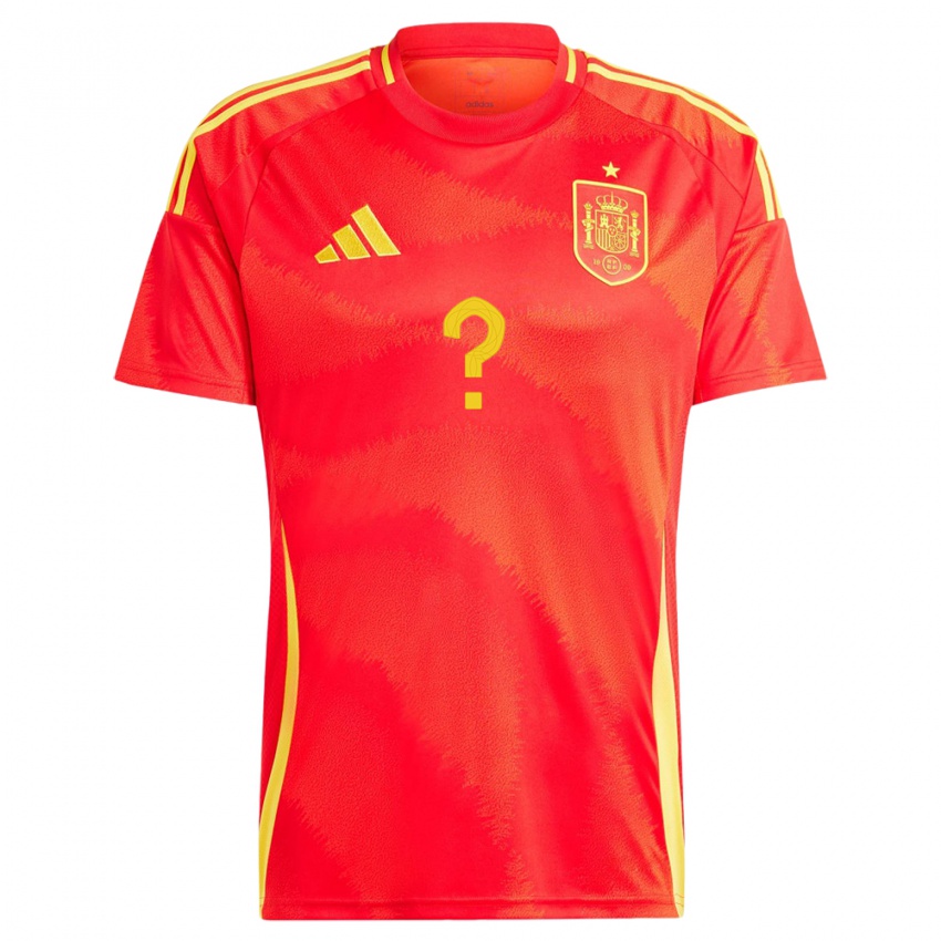 Damen Spanien Ihren Namen #0 Rot Heimtrikot Trikot 24-26 T-Shirt Österreich