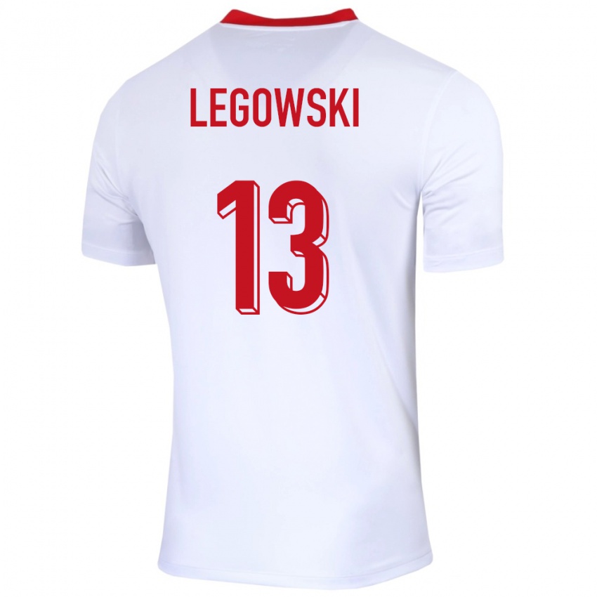 Damen Polen Mateusz Legowski #13 Weiß Heimtrikot Trikot 24-26 T-Shirt Österreich