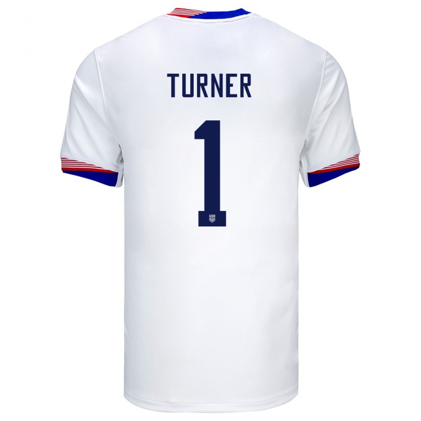 Damen Vereinigte Staaten Matt Turner #1 Weiß Heimtrikot Trikot 24-26 T-Shirt Österreich