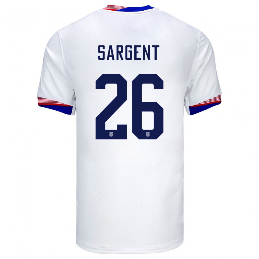 Damen Vereinigte Staaten Josh Sargent #26 Weiß Heimtrikot Trikot 24-26 T-Shirt Österreich