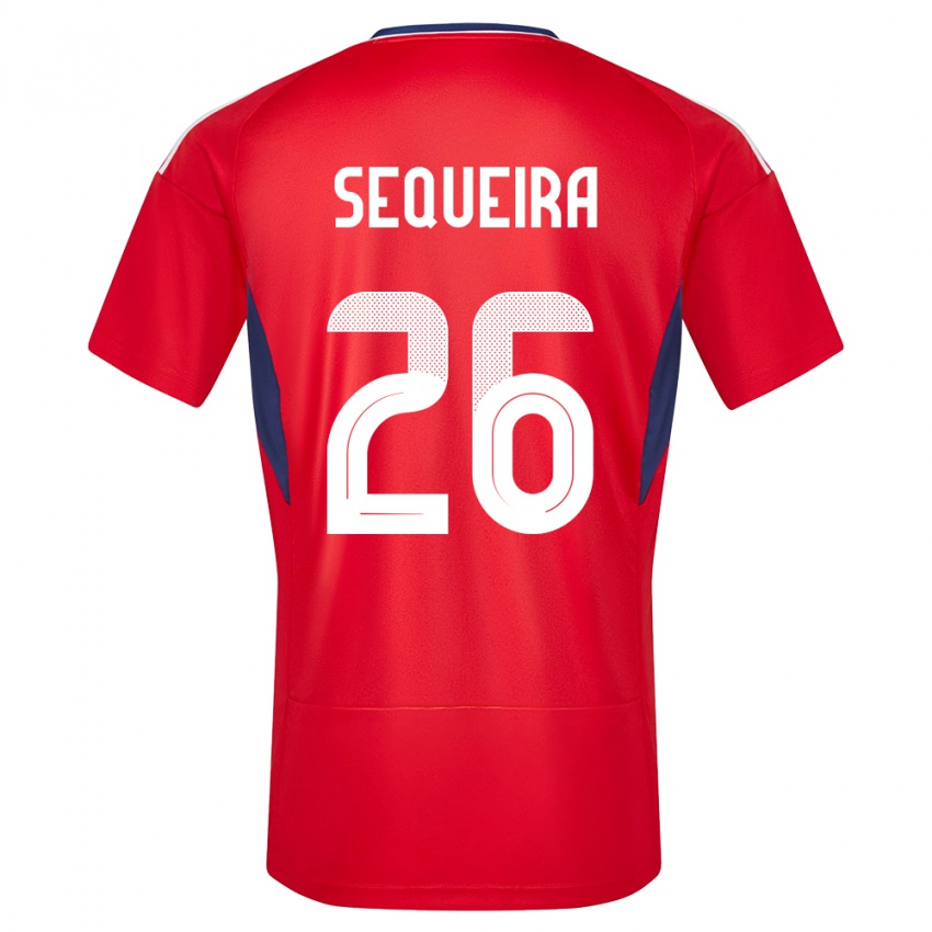 Damen Costa Rica Douglas Sequeira #26 Rot Heimtrikot Trikot 24-26 T-Shirt Österreich