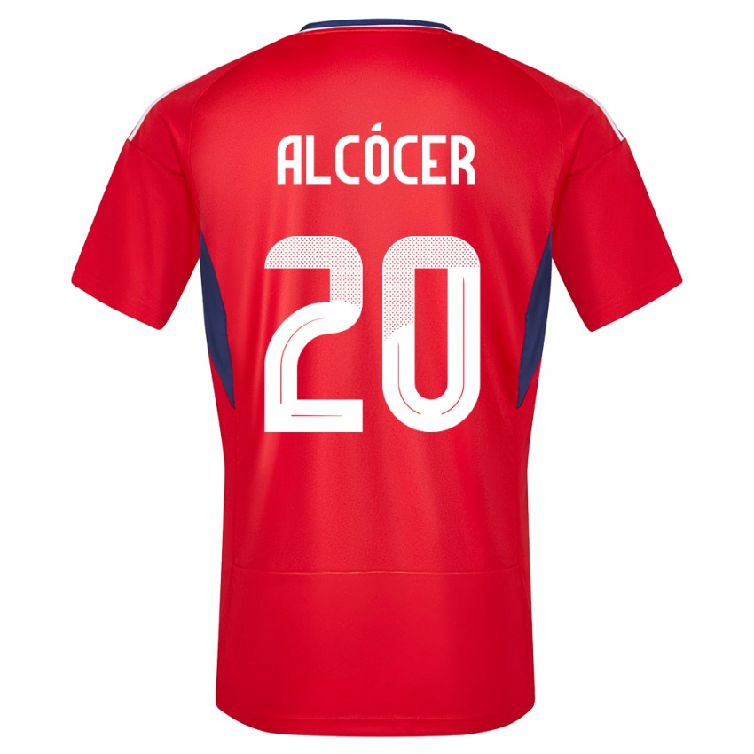 Damen Costa Rica Josimar Alcocer #20 Rot Heimtrikot Trikot 24-26 T-Shirt Österreich