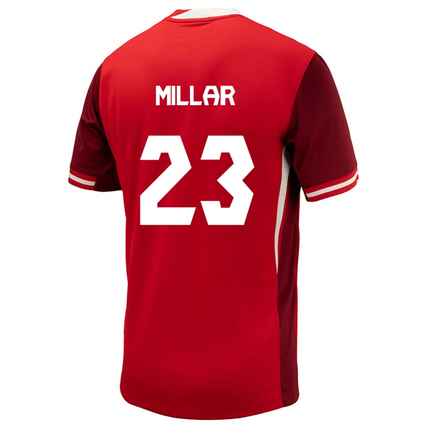 Damen Kanada Liam Millar #23 Rot Heimtrikot Trikot 24-26 T-Shirt Österreich