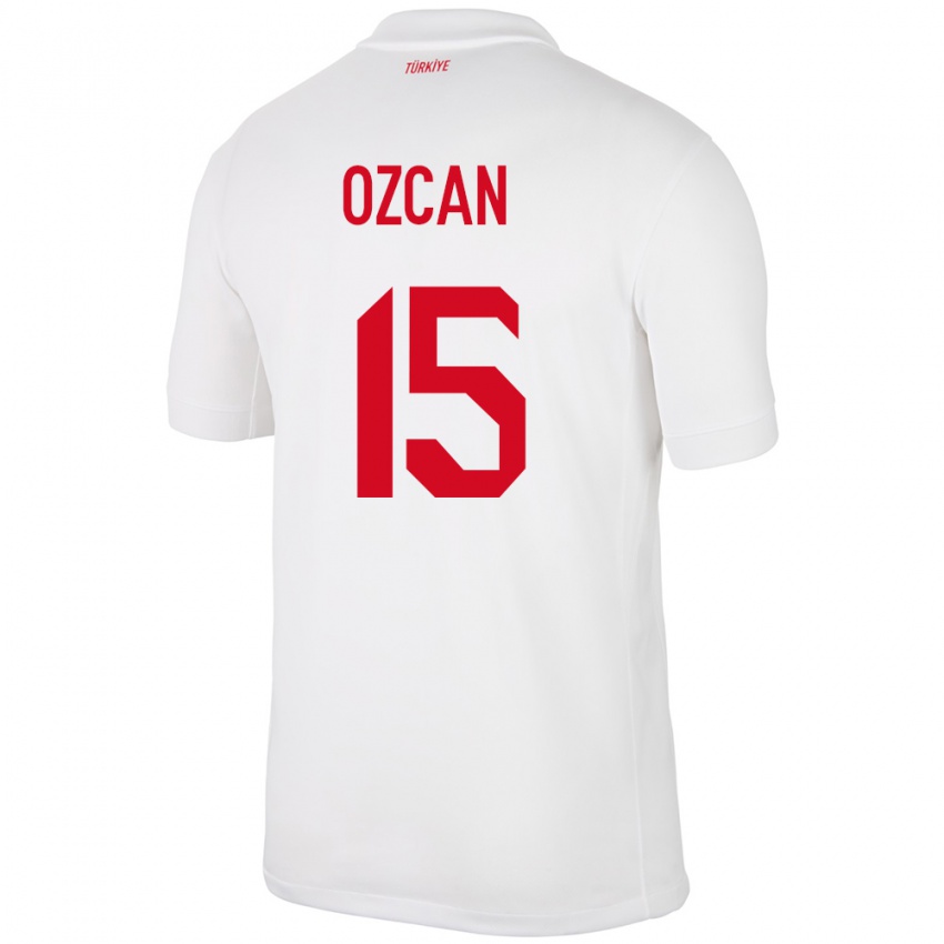 Damen Türkei Salih Özcan #15 Weiß Heimtrikot Trikot 24-26 T-Shirt Österreich