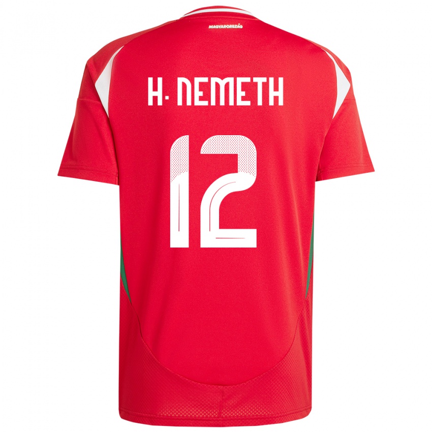 Damen Ungarn Hanna Németh #12 Rot Heimtrikot Trikot 24-26 T-Shirt Österreich