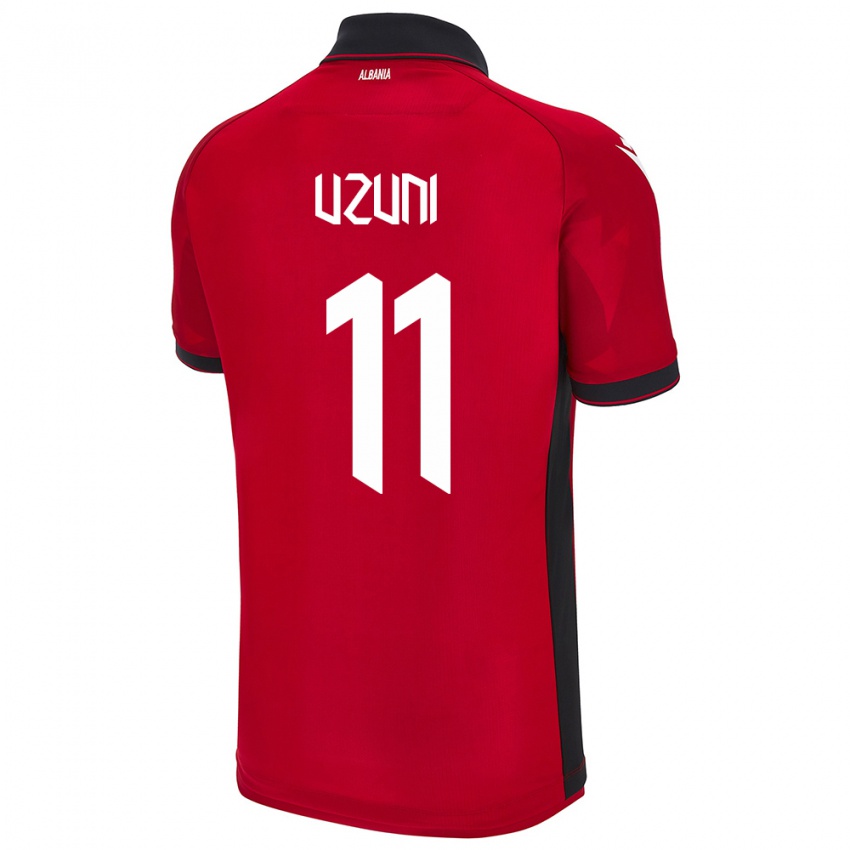 Damen Albanien Myrto Uzuni #11 Rot Heimtrikot Trikot 24-26 T-Shirt Österreich