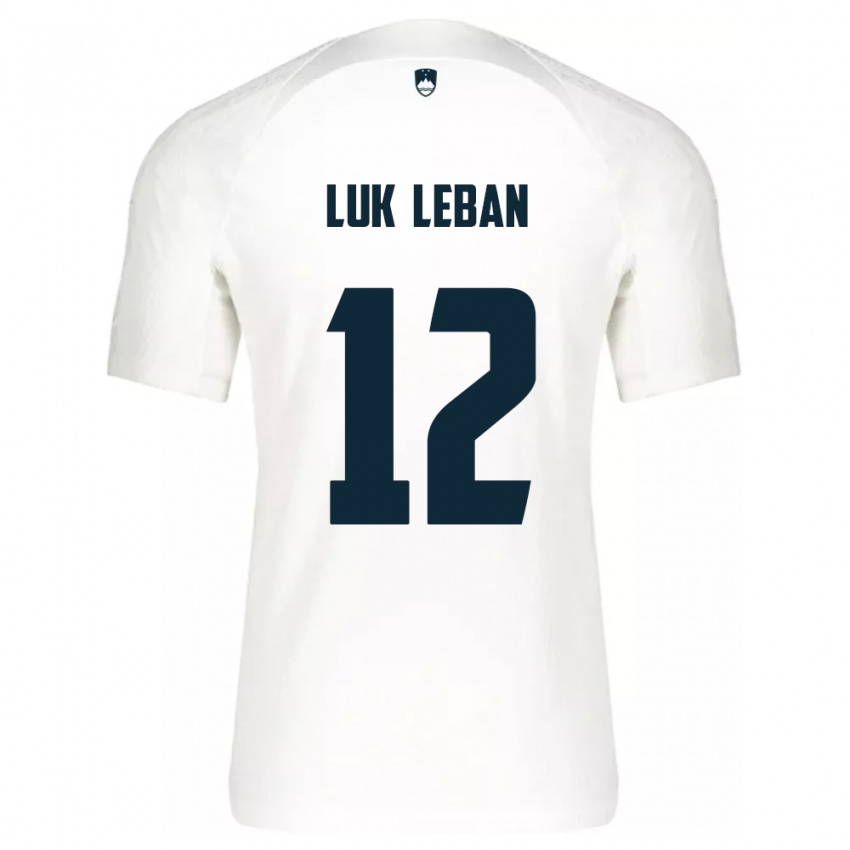Damen Slowenien Zan Luk Leban #12 Weiß Heimtrikot Trikot 24-26 T-Shirt Österreich