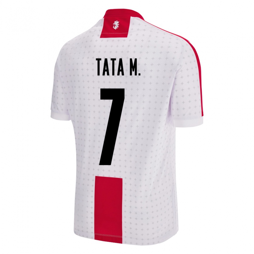 Damen Georgien Tata Matveeva #7 Weiß Heimtrikot Trikot 24-26 T-Shirt Österreich