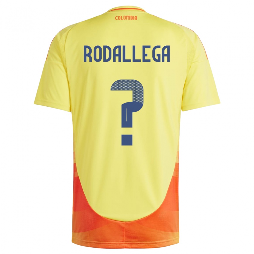 Damen Kolumbien Johan Rodallega #0 Gelb Heimtrikot Trikot 24-26 T-Shirt Österreich