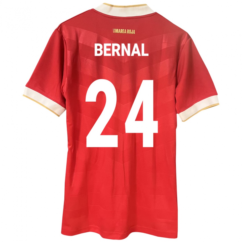 Damen Panama Kevin Bernal #24 Rot Heimtrikot Trikot 24-26 T-Shirt Österreich