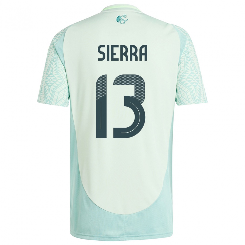 Damen Mexiko Bianca Sierra #13 Leinengrün Auswärtstrikot Trikot 24-26 T-Shirt Österreich