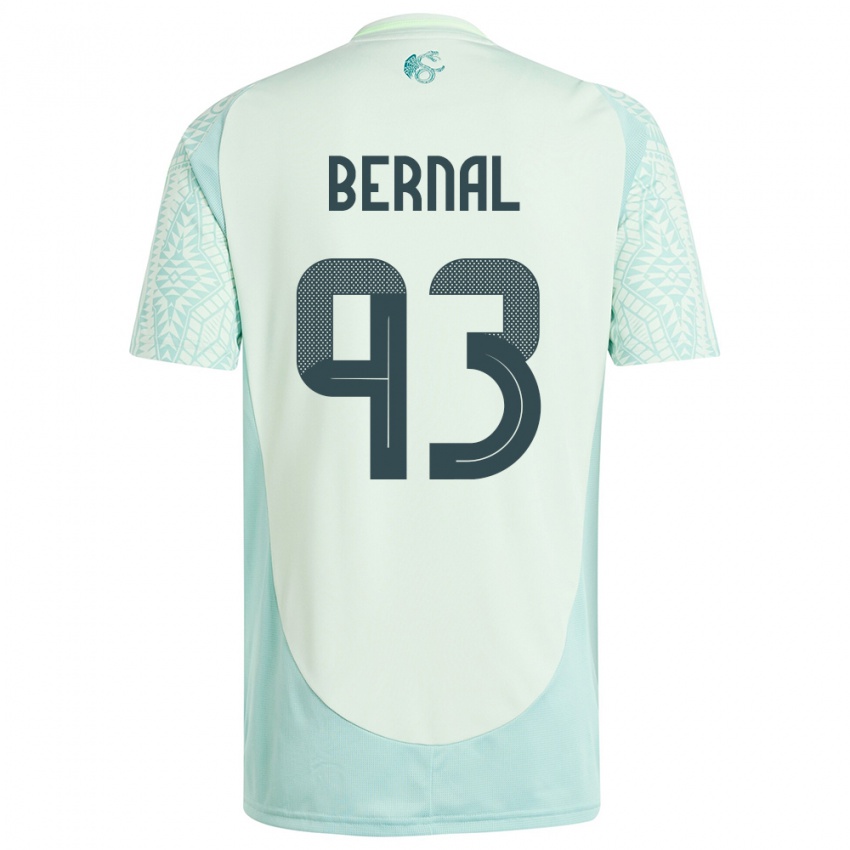 Damen Mexiko Rebeca Bernal #93 Leinengrün Auswärtstrikot Trikot 24-26 T-Shirt Österreich