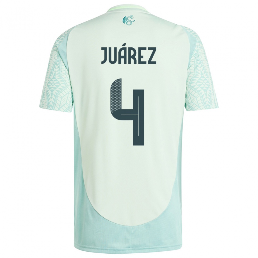Damen Mexiko Ramon Juarez #4 Leinengrün Auswärtstrikot Trikot 24-26 T-Shirt Österreich