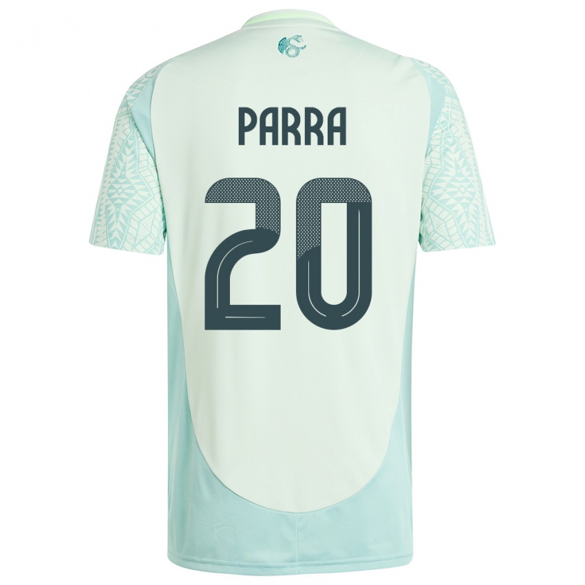 Damen Mexiko Rodrigo Parra #20 Leinengrün Auswärtstrikot Trikot 24-26 T-Shirt Österreich